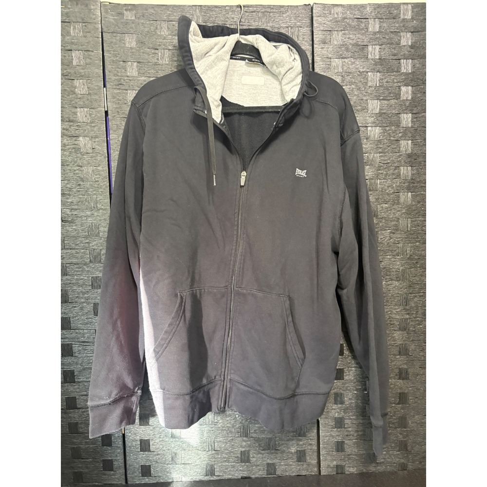 Everlast sport full zip hoodie men's black Size XL
